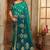 Blue woven banarasi silk saree 