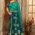 Blue woven banarasi silk saree 