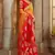 Yellow woven banarasi silk saree 