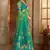 Light green woven banarasi silk saree 