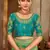 Light green woven banarasi silk saree 