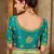 Light green woven banarasi silk saree 