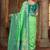 Light green woven banarasi silk saree 
