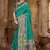 Blue woven banarasi silk saree 