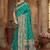 Blue woven banarasi silk saree 