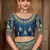 Blue woven banarasi silk saree 