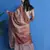 Beige digital print pure silk salwar