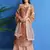 Gold digital print pure silk salwar