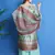 Green digital print pure silk salwar