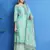 Green digital print chanderi silk salwar