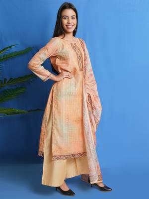 Multicolor
 digital print chanderi silk salwar 2