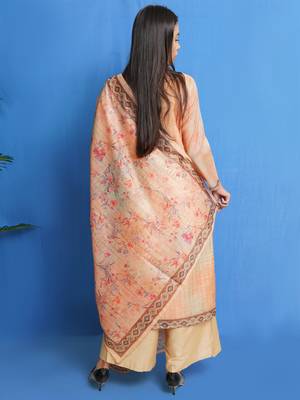 Multicolor
 digital print chanderi silk salwar 3
