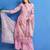 Pink digital print chanderi silk salwar