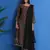 Black digital print pure silk salwar