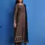 Black digital print pure silk salwar