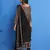 Black digital print pure silk salwar