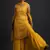 Yellow Color Embroidered Sequence Work Georgette Staright Kurti and Sharara Set With Dupatta