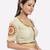 Salwar Studio Women's Off White Khadi Embroidered Readymade Saree Blouse