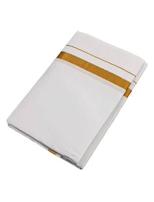 White plain silk dhotis 3