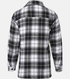 Cutalic black brush check boy shirt