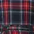Grunge navy blue brush check girl dress