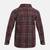 Adorballic wine color brush check boy shirt
