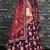 Seductive Purple Dori, Sequins, and Thread Embroidered Taffeta Silk Fabric Designer lehenga for wedding