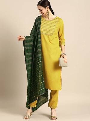 Lemon printed cotton poly ethnic-kurtis 1