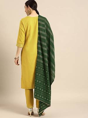 Lemon printed cotton poly ethnic-kurtis 2