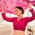 lovely Razzmatazz Pink Thread, Zari, and Sequins Embroidered with Stone work net Semi Stitched Lehenga