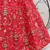 Red, green and yellow colored thread and sequins embroidered silk semi stitched lehenga