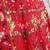 Red, green and yellow colored thread and sequins embroidered silk semi stitched lehenga