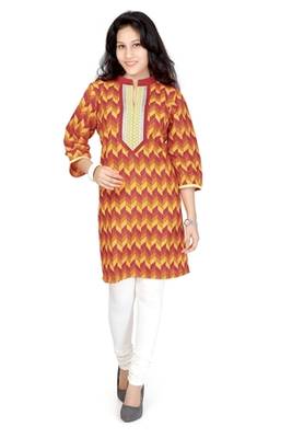Multicolor Plain Cotton Kurtas  And  Kurtis 1