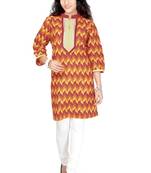 Multicolor Plain Cotton Kurtas  And  Kurtis