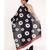 Black Handloom Bagru Malmal Sunflower Printed Saree