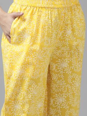 Blue printed cotton ethnic-kurtis 5