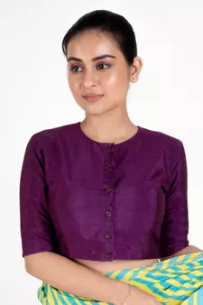 Lavender Front Hook Blouse