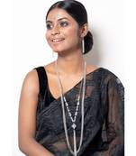 Silver String Necklace Set