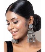 Antique Silver Jhumka