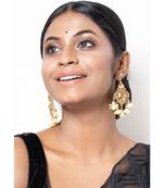 Yellow Crystal Garden Earrings