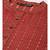 Men Maroon & Beige Woven Design Thread Work Kurta With Pyjama