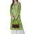 Seva Chikan Hand Embroidered Green Cotton Lucknowi Chikankari Kurti