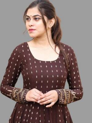 Blue embroidered rayon embroidered-kurtis 3