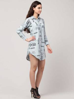Grey embroidered rayon embroidered-kurtis 1
