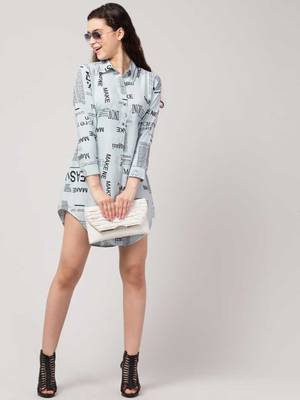 Grey embroidered rayon embroidered-kurtis 4