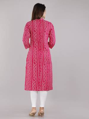 Pink embroidered rayon embroidered-kurtis 5