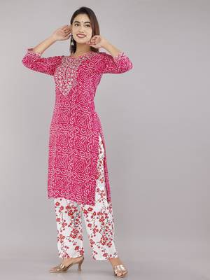 Pink embroidered rayon embroidered-kurtis 3