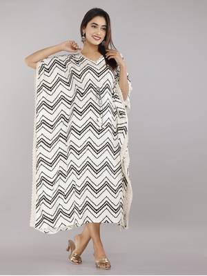White embroidered cotton embroidered-kurtis 2