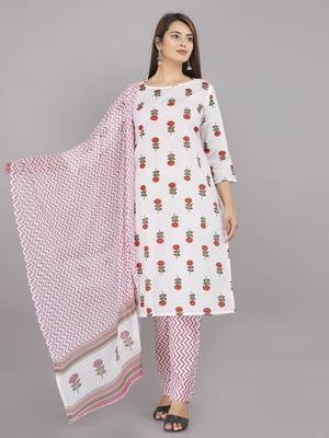 White embroidered cotton embroidered-kurtis 2
