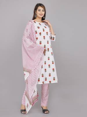 White embroidered cotton embroidered-kurtis 4